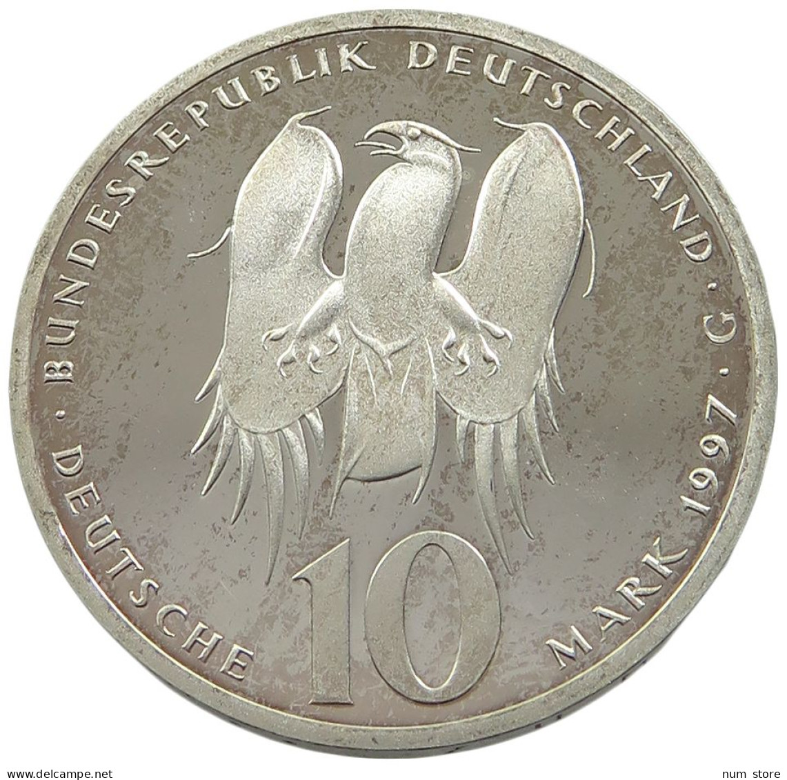 GERMANY BRD 10 MARK 1997 G PROOF #sm14 0967 - 10 Mark