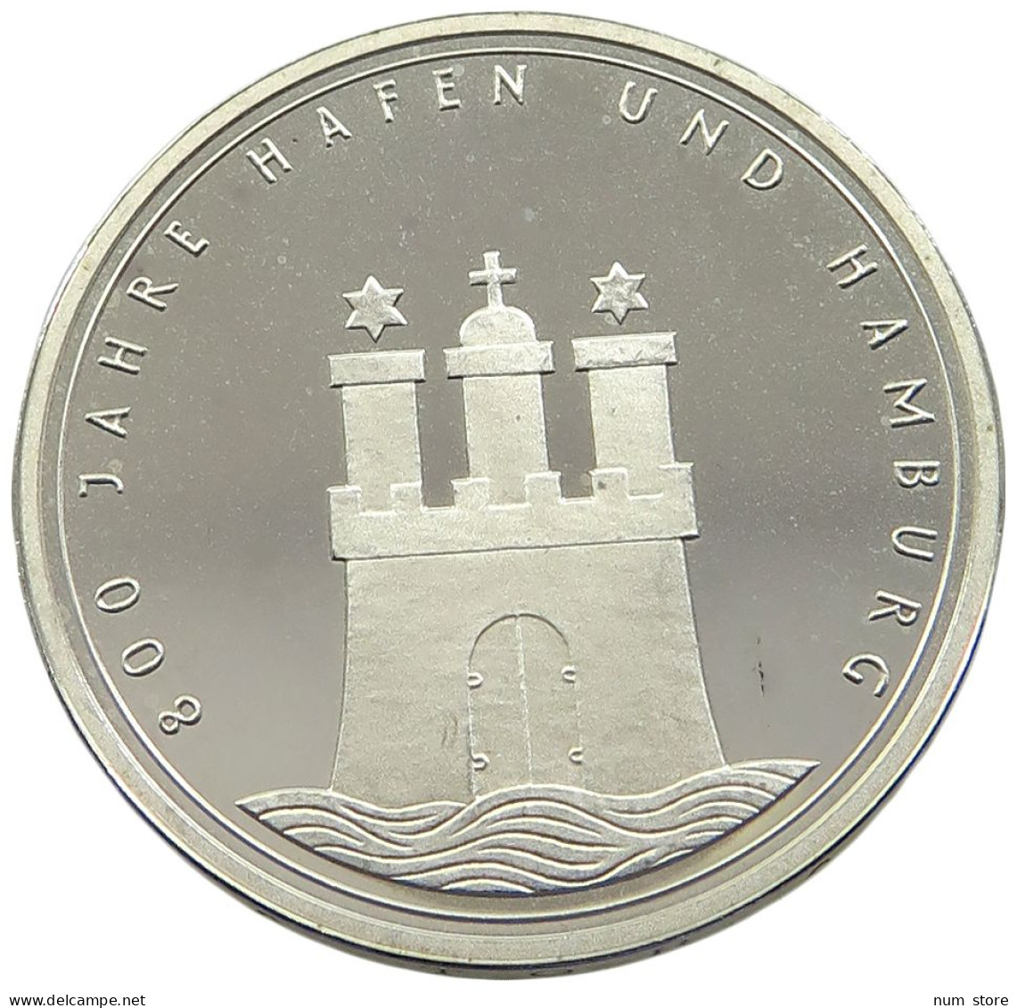 GERMANY BRD 10 MARK 1989 J PROOF #sm14 0973 - 10 Mark