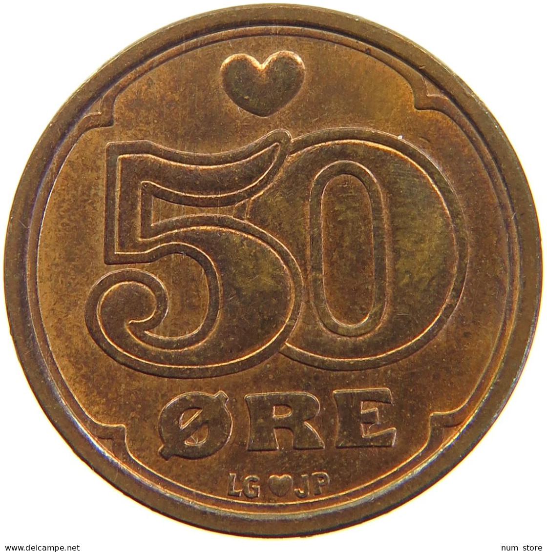 DENMARK 50 ÖRE 1990 #s105 0275 - Dänemark