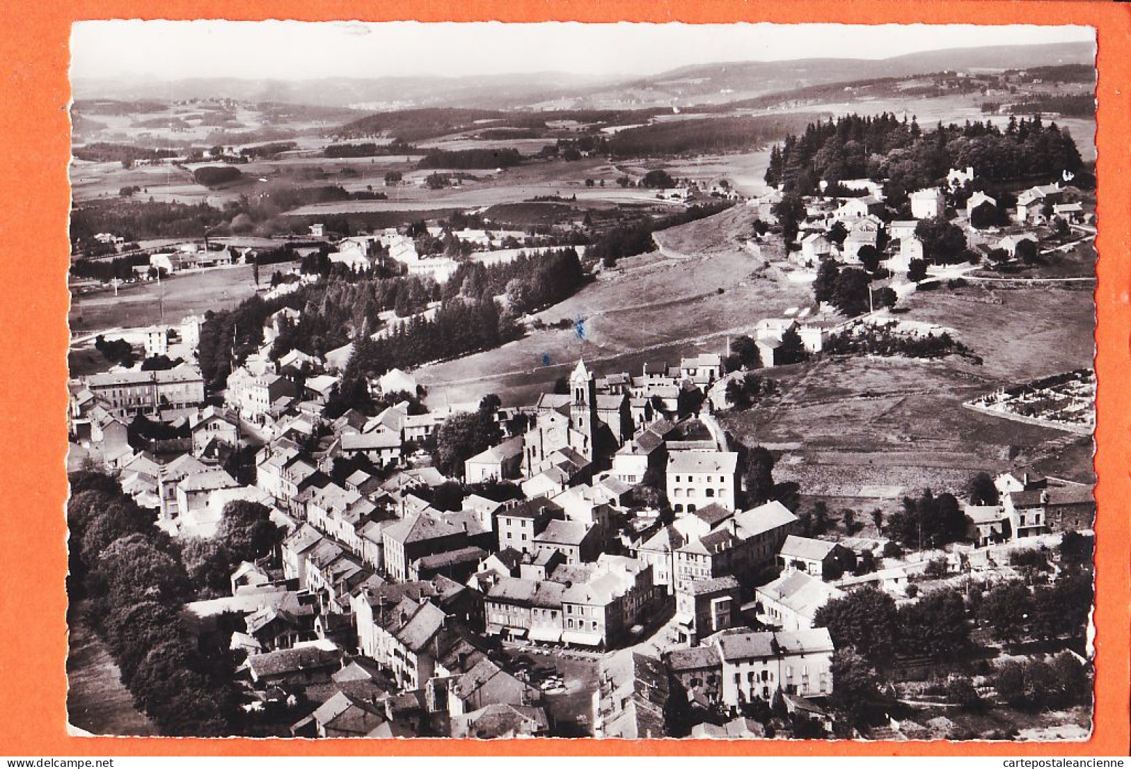 01827 / ⭐ ♥️  SAINT-AGREVE St 07-Ardèche ◉ Vue Generale Aérienne 1960 à ARNAUD Hotel Allées Bras ◉ Bromure CELLARD 53876 - Saint Agrève