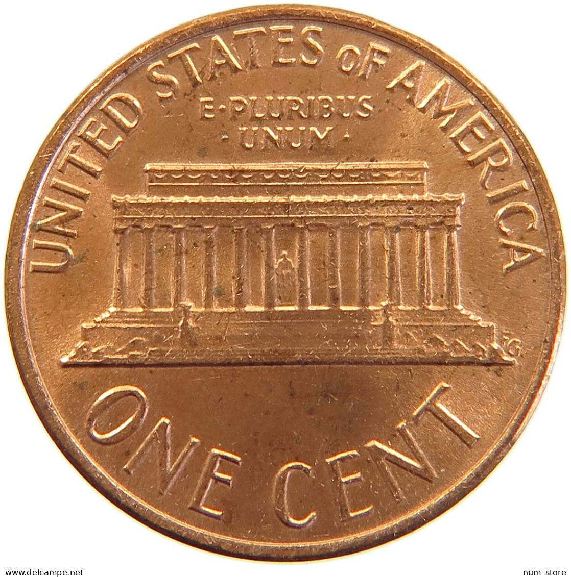 UNITED STATES OF AMERICA CENT 1976 LINCOLN #s105 0385 - 1959-…: Lincoln, Memorial Reverse