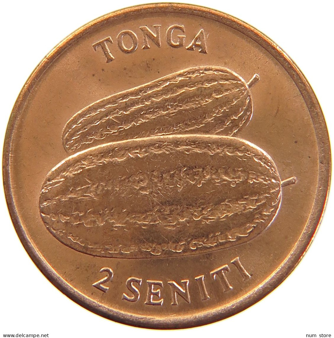TONGA 2 SENITI 1975 #s105 0307 - Tonga