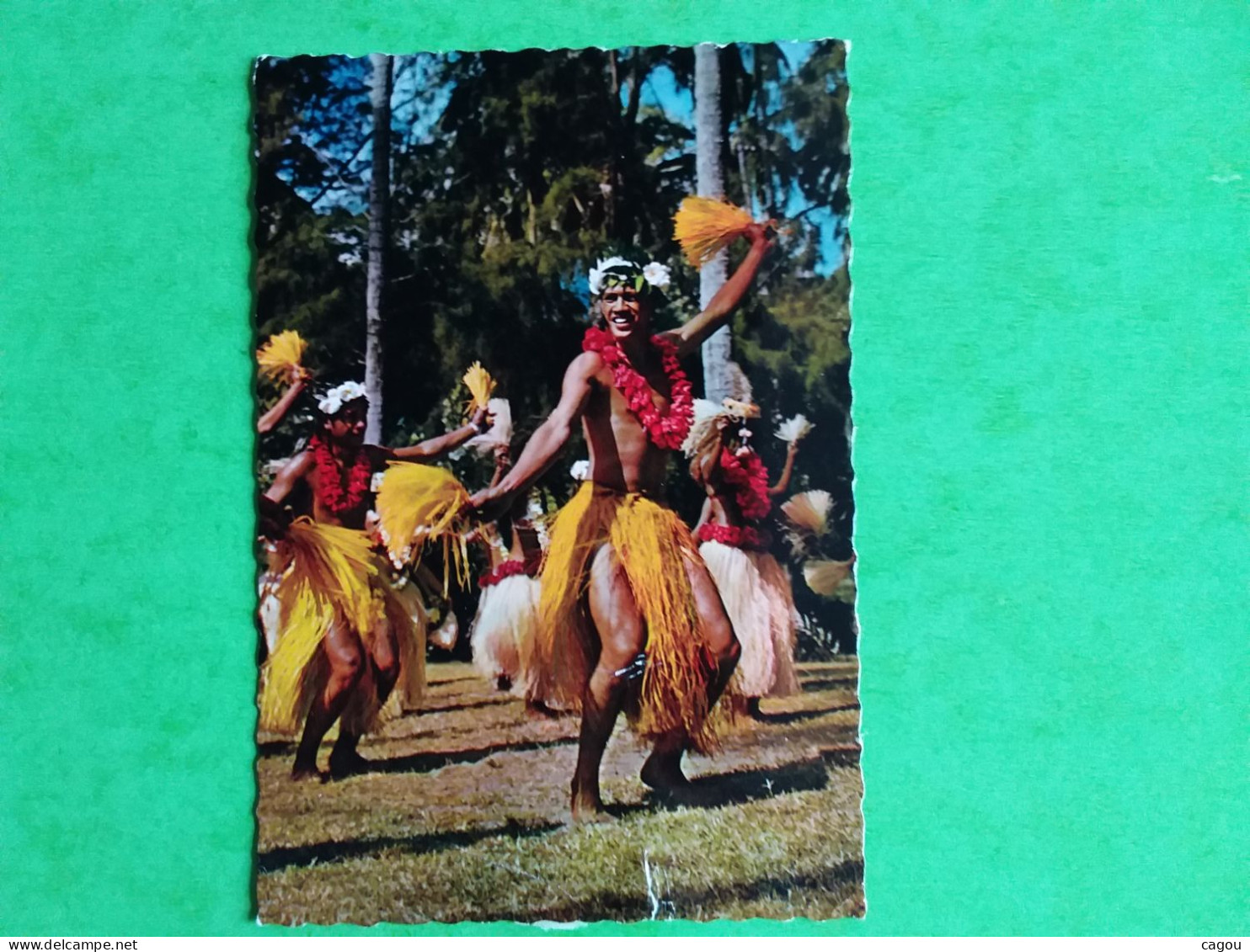 N° 6 / 7 SUR CARTE POSTALE DE TAHITI DANSEUR DE OTEA - French Polynesia