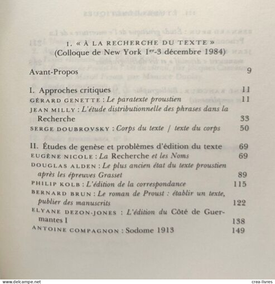 14 Études Proustiennes VI / Cahiers Marcel Proust - Other & Unclassified