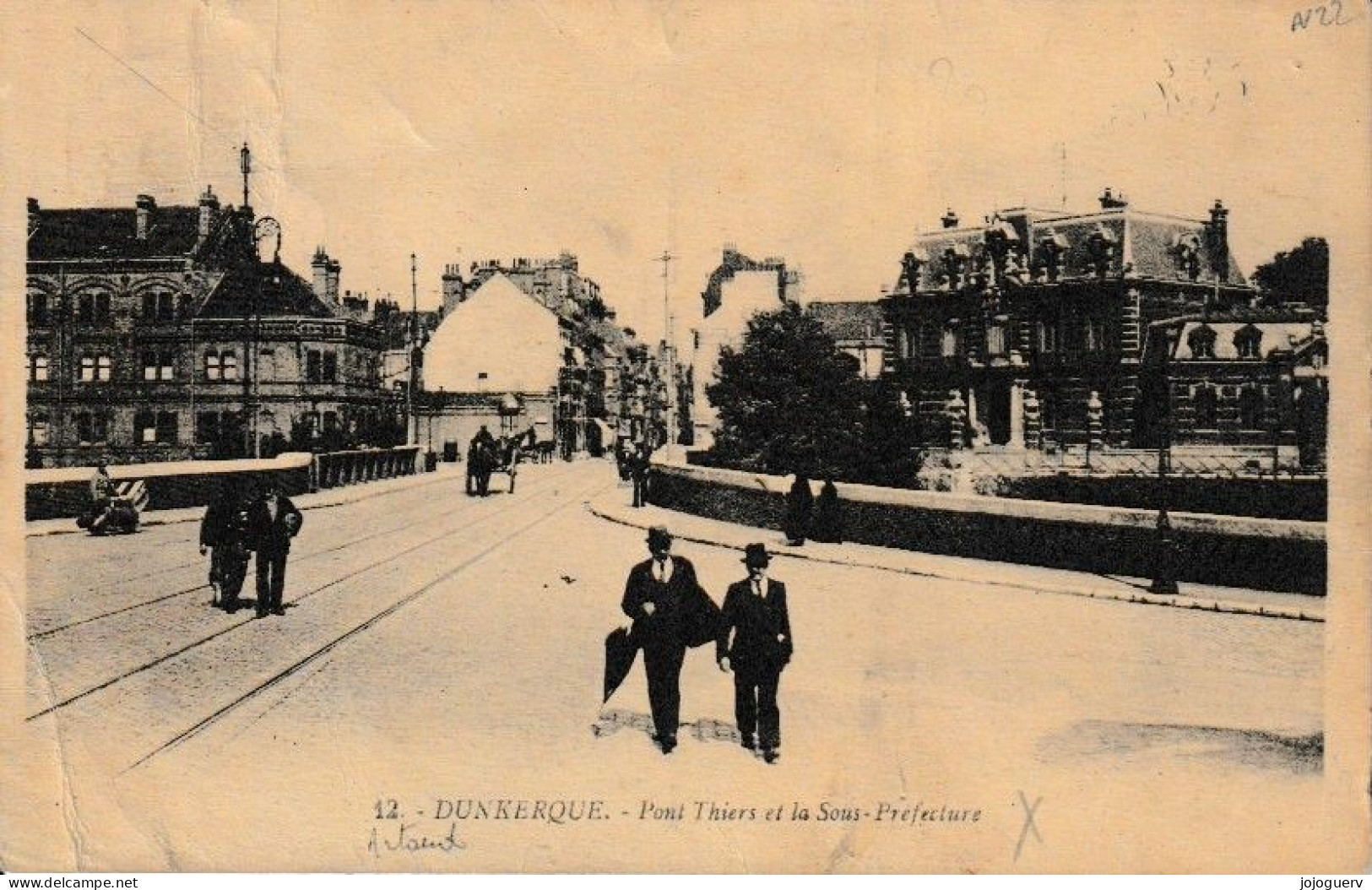 Dunkerque Pont Thiers (et Rue)  Et La Sous Préfecture ( Gendarmerie - Dunkerque