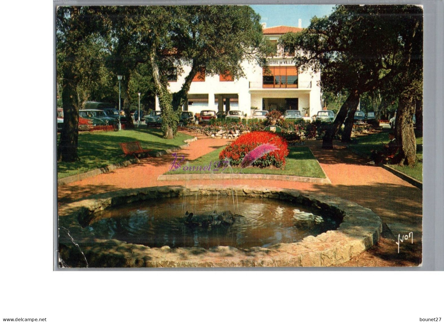 HOSSEGOR 40 - L'Hôtel De Ville Et Le Square De La Concorde 1973 - Hossegor