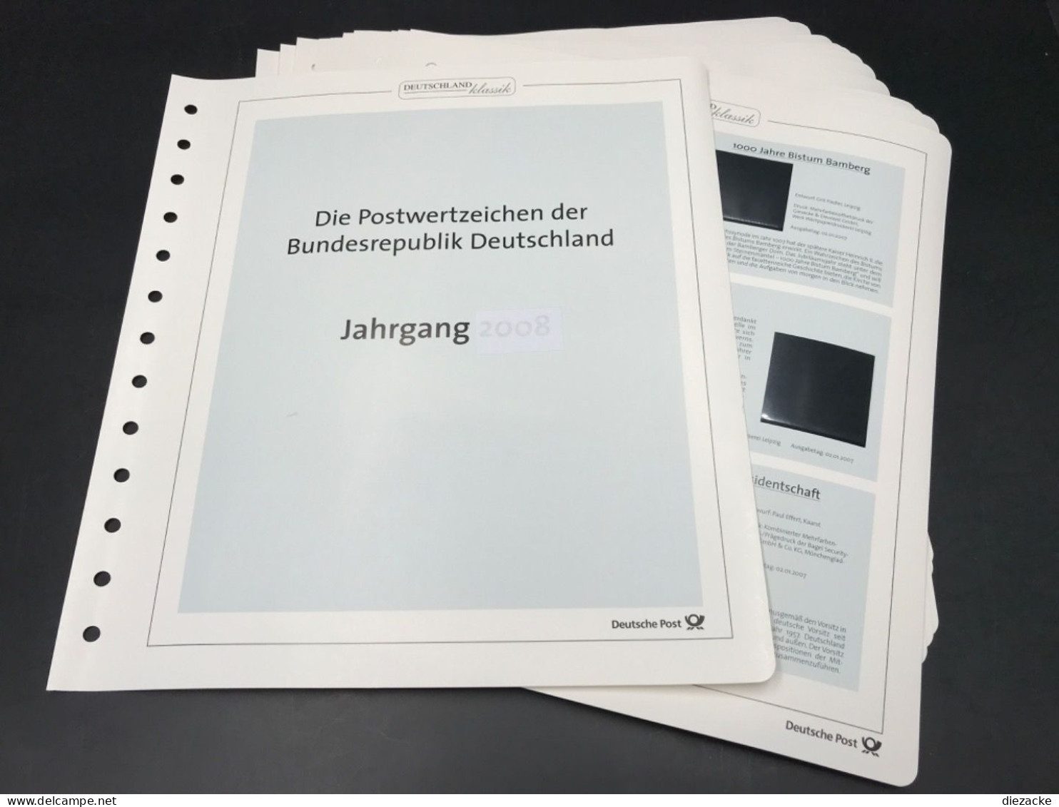 DP Deutschland Klassik 2021 Vordrucke Neuwertig (SB1065 - Fogli Prestampati