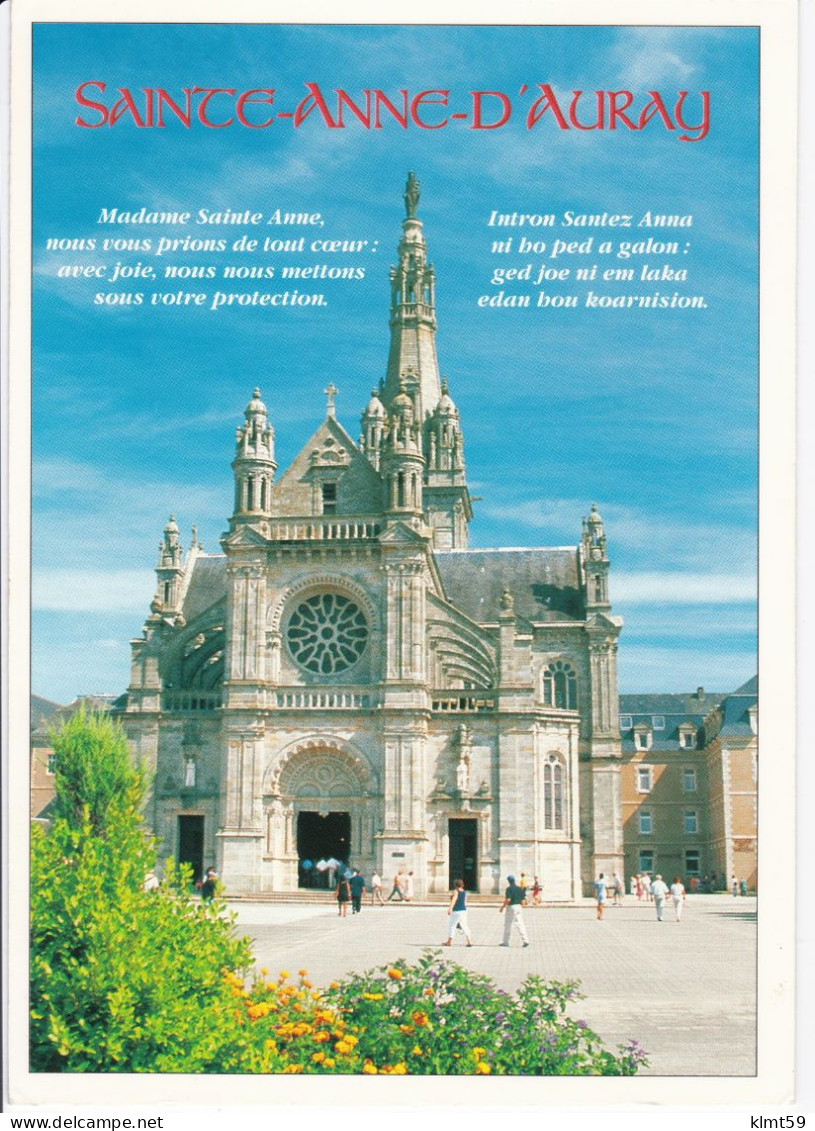 Sainte-Anne-d'Auray - La Façade Ouest De La Basilique - Sainte Anne D'Auray