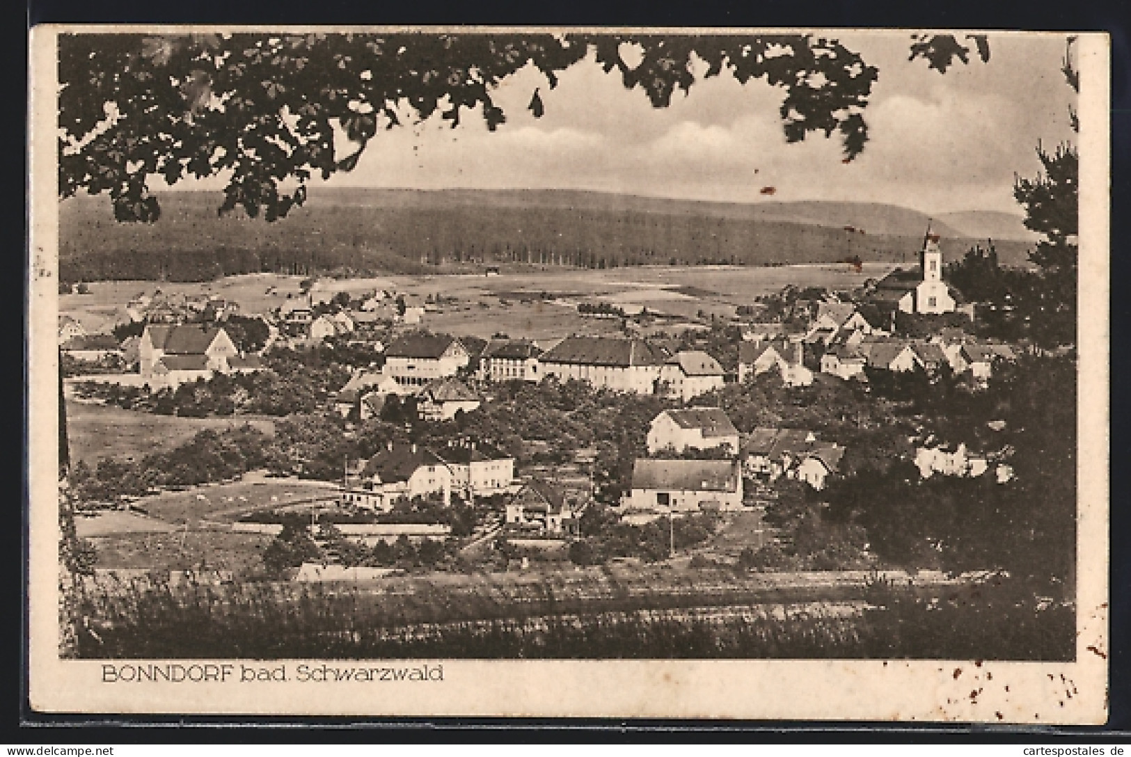 AK Bonndorf /bad. Schwarzwald, Ortsansicht Aus Der Vogelschau  - Bonndorf