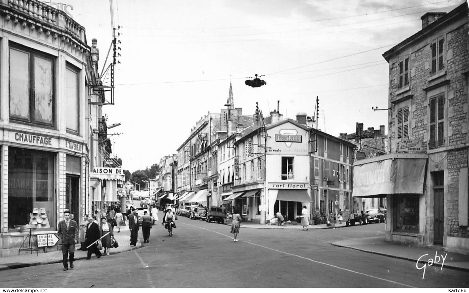 Fontenay Le Comte * Rue De La République * Commerce Maison A. TAVENEAU * Commerces Magasins - Fontenay Le Comte