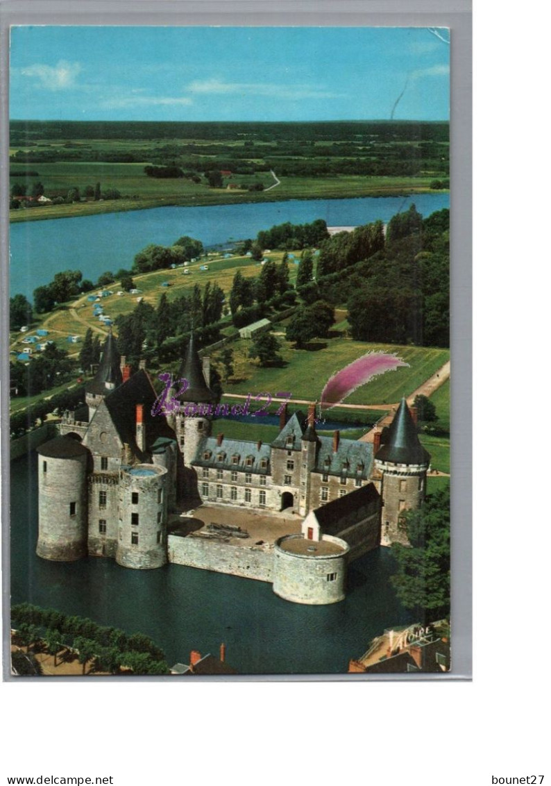 SULLY SUR LOIRE 45 - Vue Aérienne Du Château Féodal 1973 - Sully Sur Loire