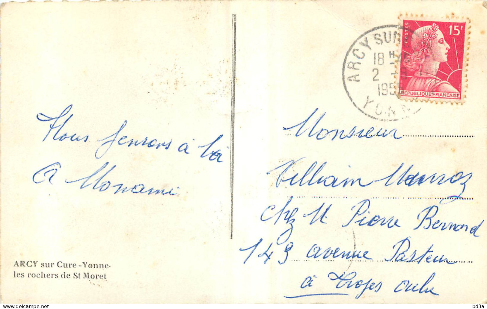 89 - ARCY SUR CURE - ROCHERS DE SAINT MORET - Sonstige & Ohne Zuordnung