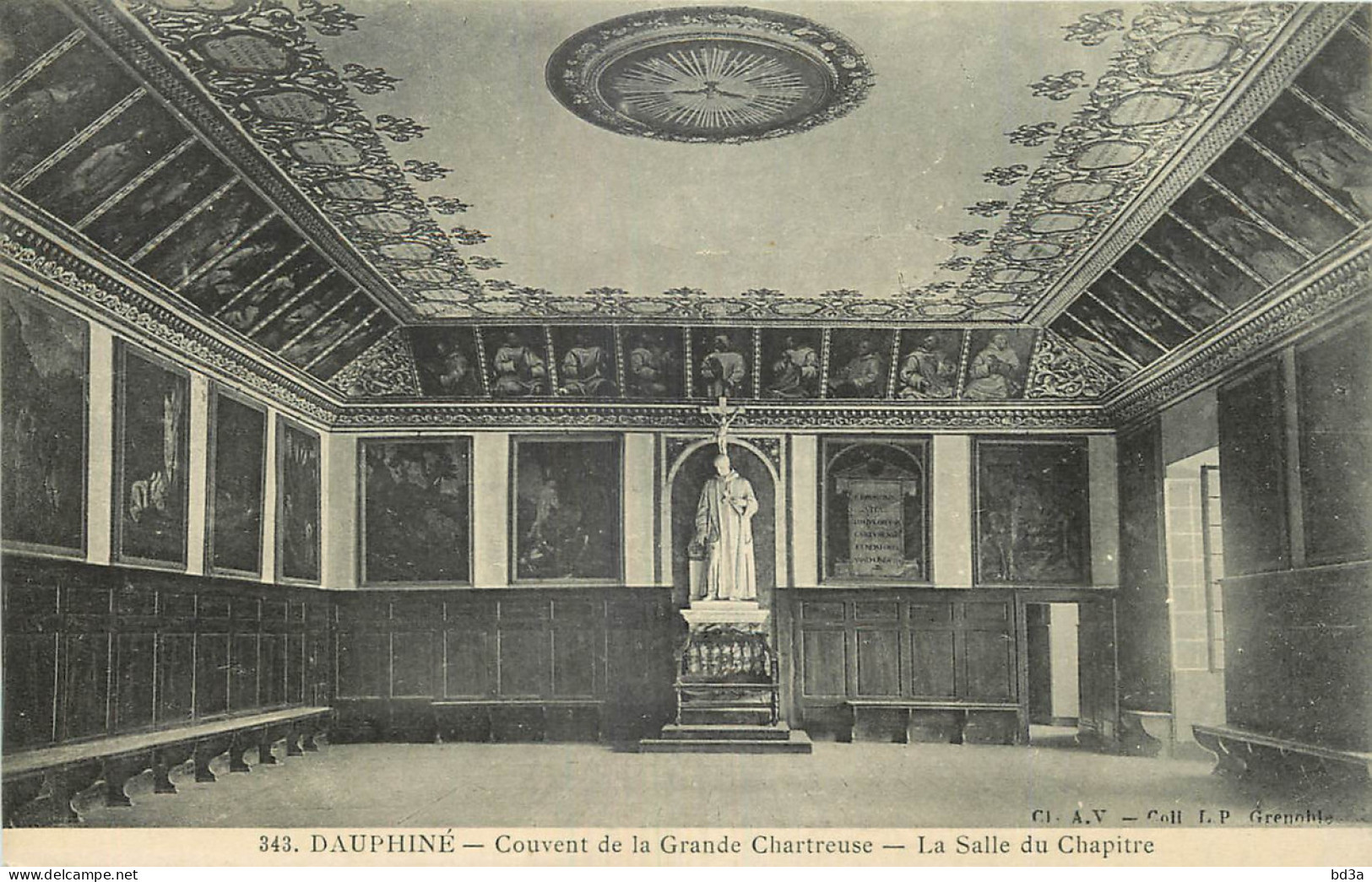 38 -  GRANDE CHARTREUSE - SALLE DU CHAPITRE - Chartreuse