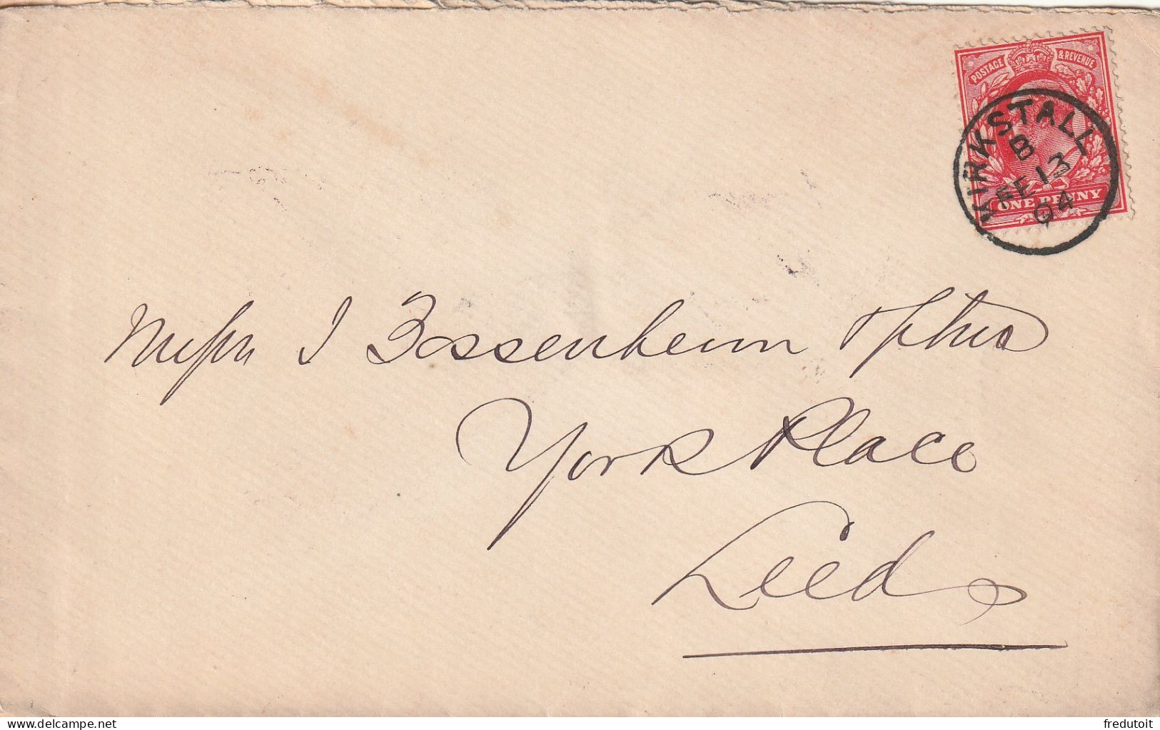 Grande Bretagne - LETTRE - Kirkstall Le 13/09/1904 Pour Leed - Lettres & Documents