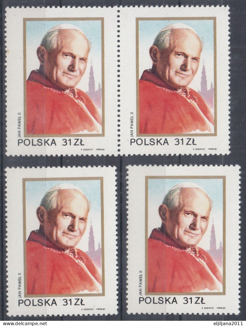 ⁕ Poland / Polska 1983 ⁕ Visit Of Pope John Paul II. Mi.2868 ⁕ 4v MNH - Neufs