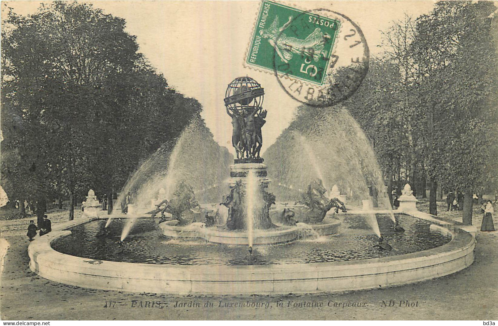 75 - PARIS - JARDIN DU LUXEMBOURG - LA FONTAINE  - Parcs, Jardins