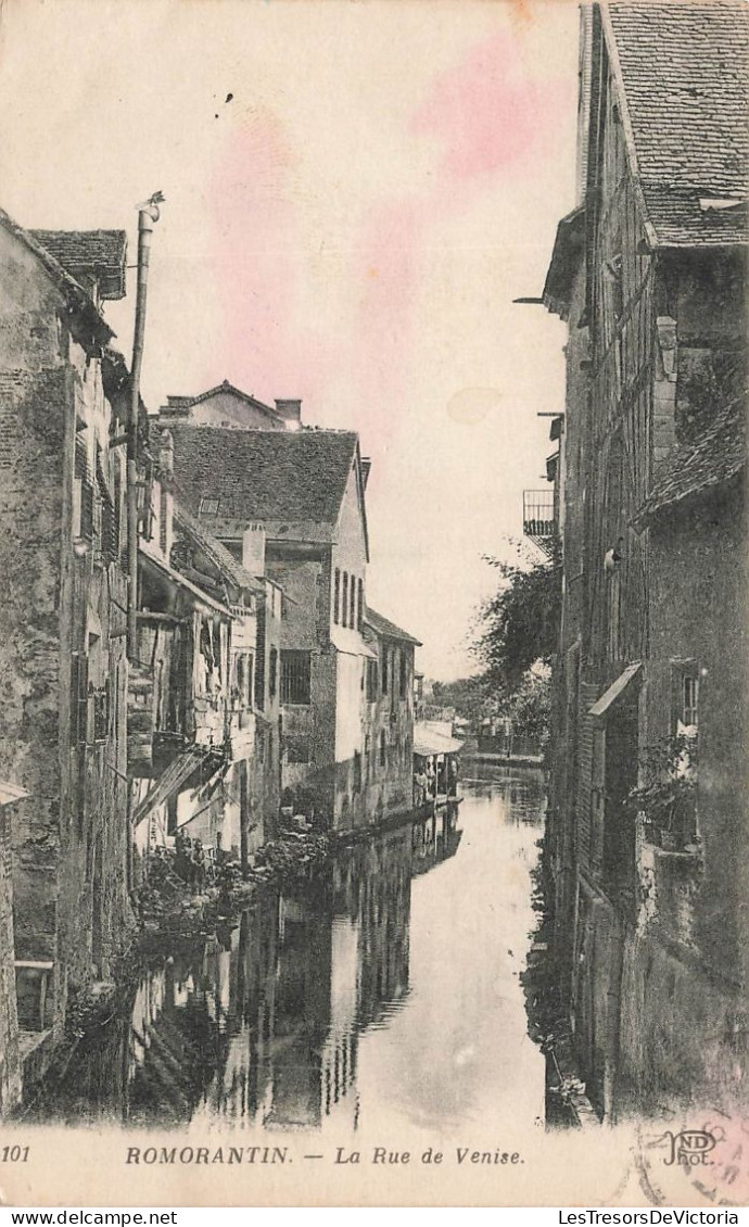 FRANCE - Romorantin - La Rue De Venise - Carte Postale Ancienne - Romorantin