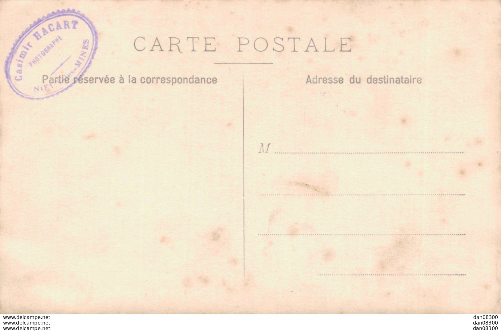 CARTE PHOTO NON IDENTIFIEE REPRESENTANT UN COMMUNIANT PHOTO DE CASIMIR HACART A NOEUX LES MINES 62 - A Identifier