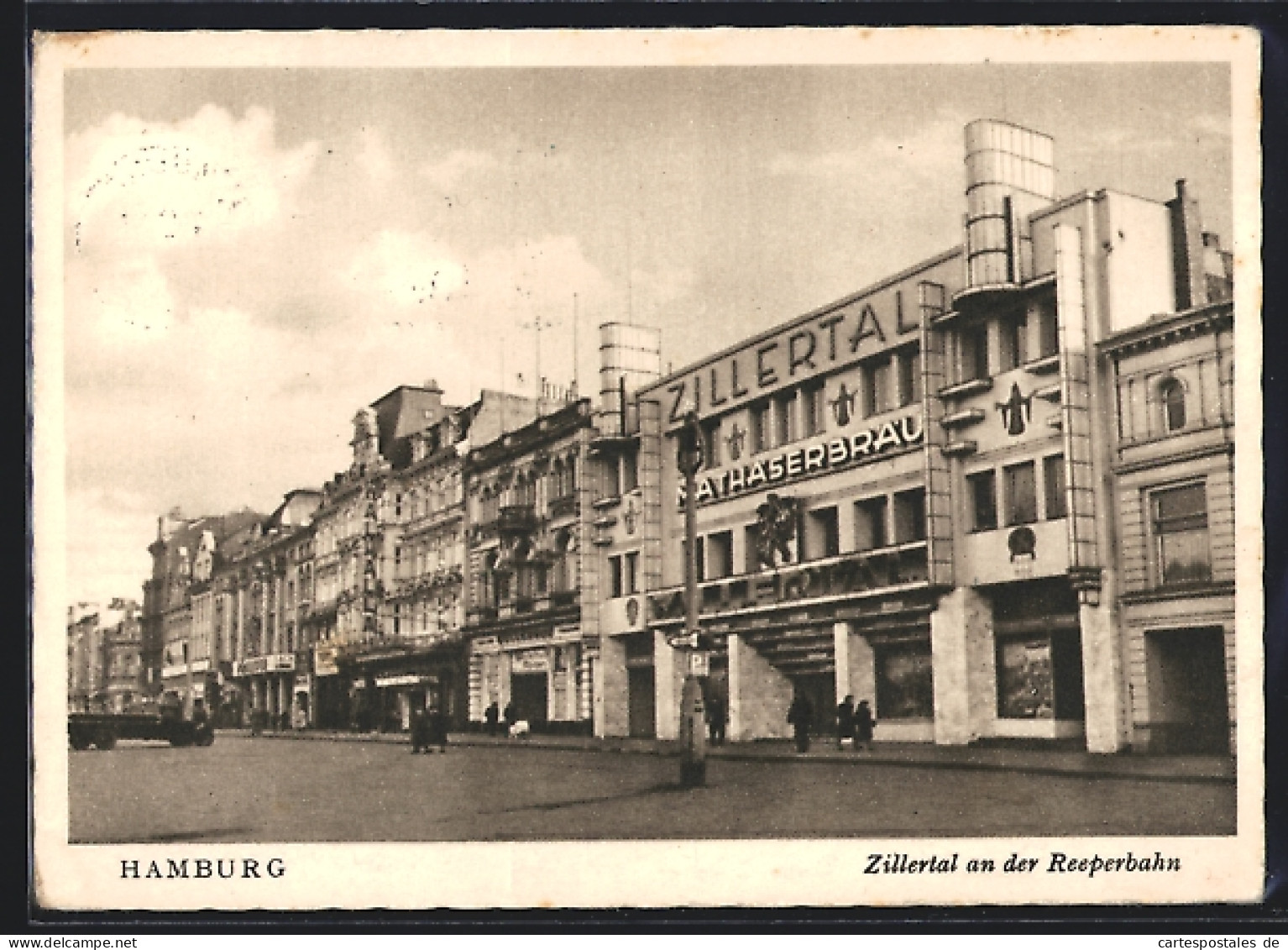 AK Hamburg-St. Pauli, Gasthaus Zillertal An Der Reeperbahn  - Mitte