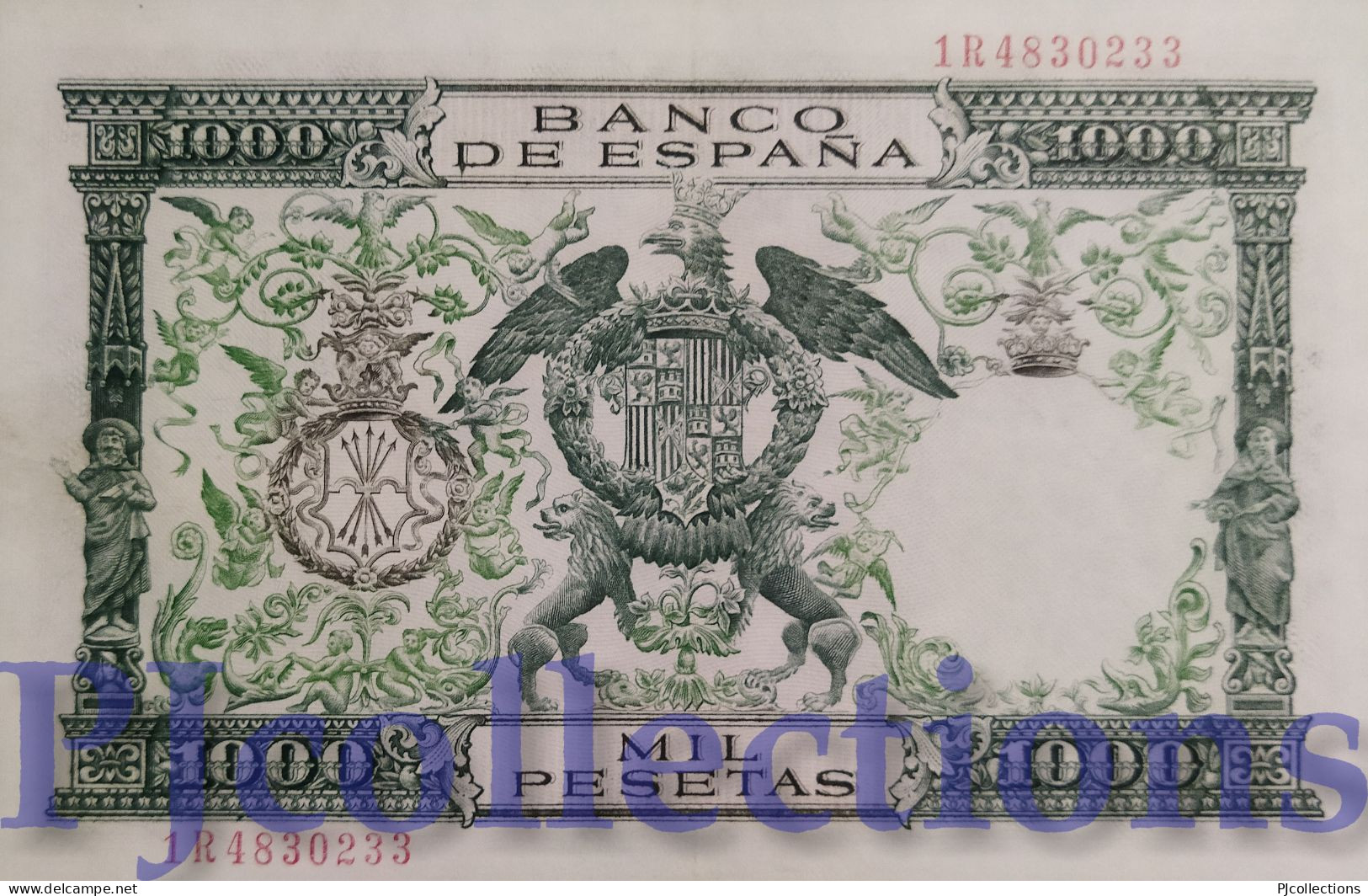 SPAIN 1000 PESETAS 1957 PICK 149a AU/UNC - 1000 Peseten