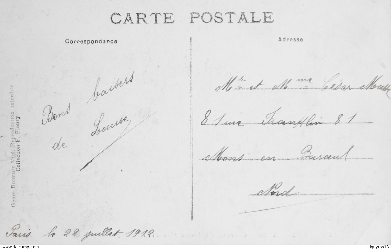 CPA. [75] > TOUT PARIS > N° 2027 - Carrefour Etienne-Marcel Et Turbigo - (IIe Arrt.) - Coll. F. Fleury - TBE - Paris (02)