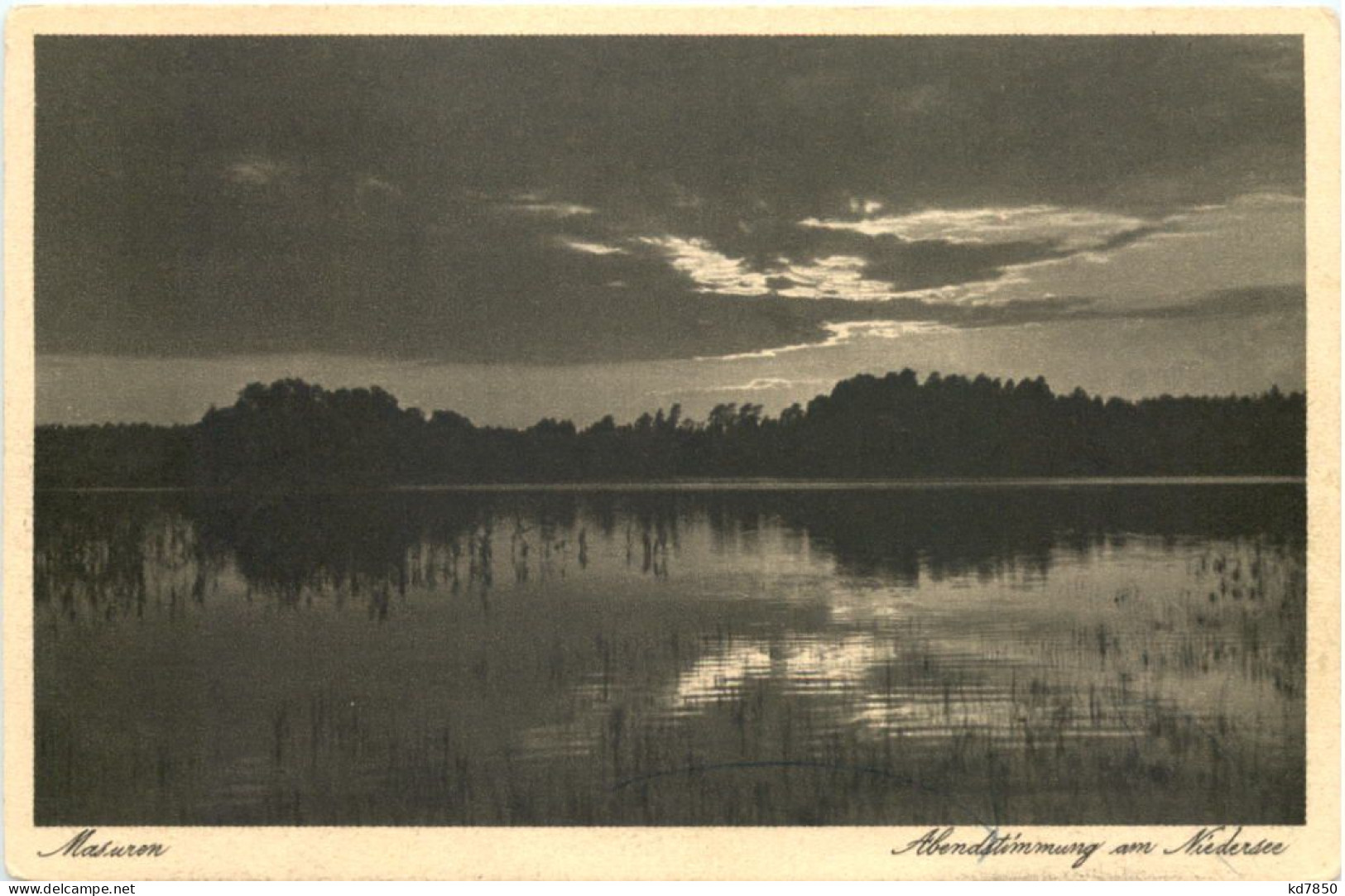 Ostpreussen - Abendstimmung Am Niedersee - Masuren - Ostpreussen