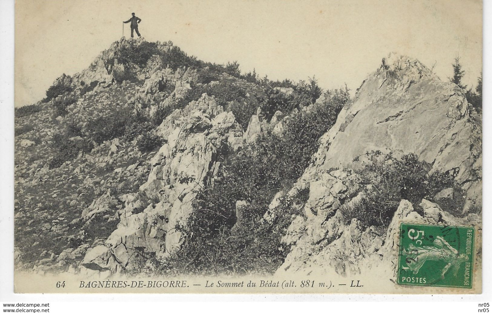 65 - BAGNERES De BIGORRE - Le Sommet Du Bedat    ( Hautes Pyrenées ) - Bagneres De Bigorre