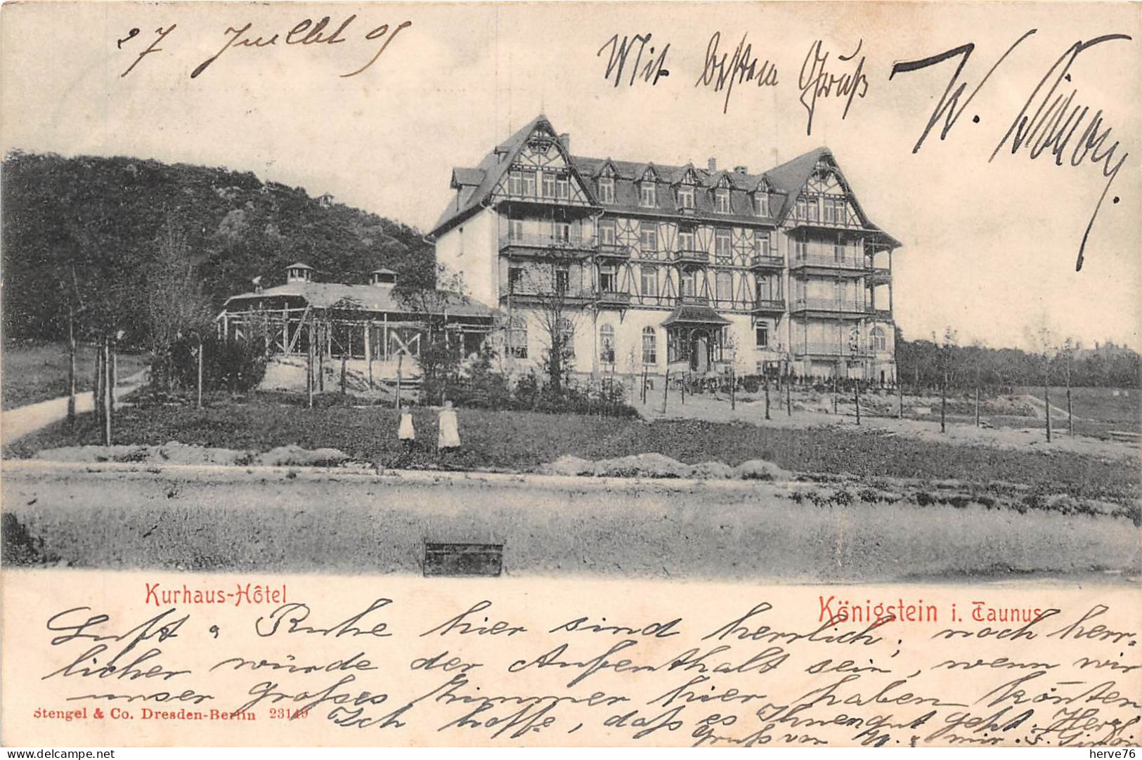 ALLEMAGNE - KONIGSTEIN IM TAUNUS - Kurhaus-Hôtel - Koenigstein