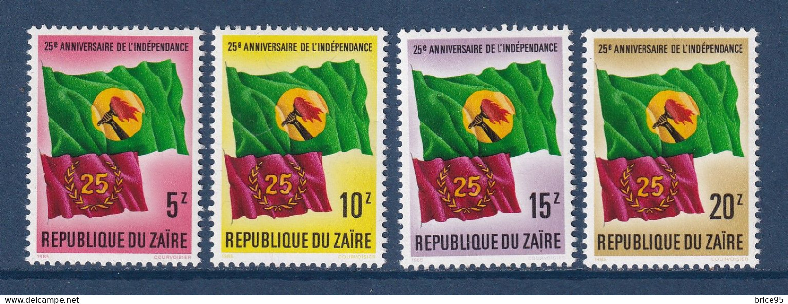 Zaïre - YT N° 1212 à 1215 ** - Neuf Sans Charnière - 1985 - Ungebraucht