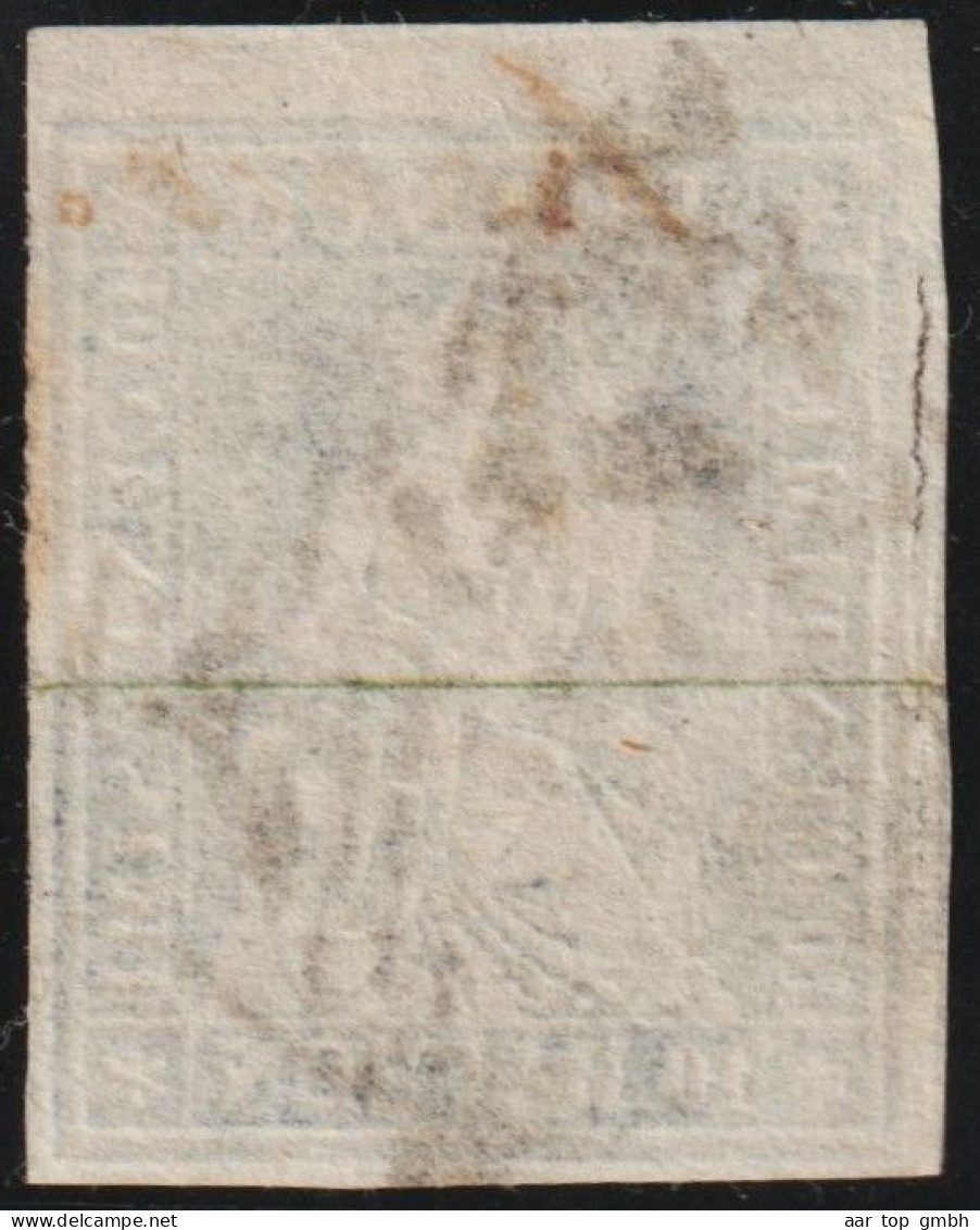 Schweiz Strubel 10 Rp. SBK#23A SHB 23A3 Vollrandig Oberer Bogenrand - Used Stamps