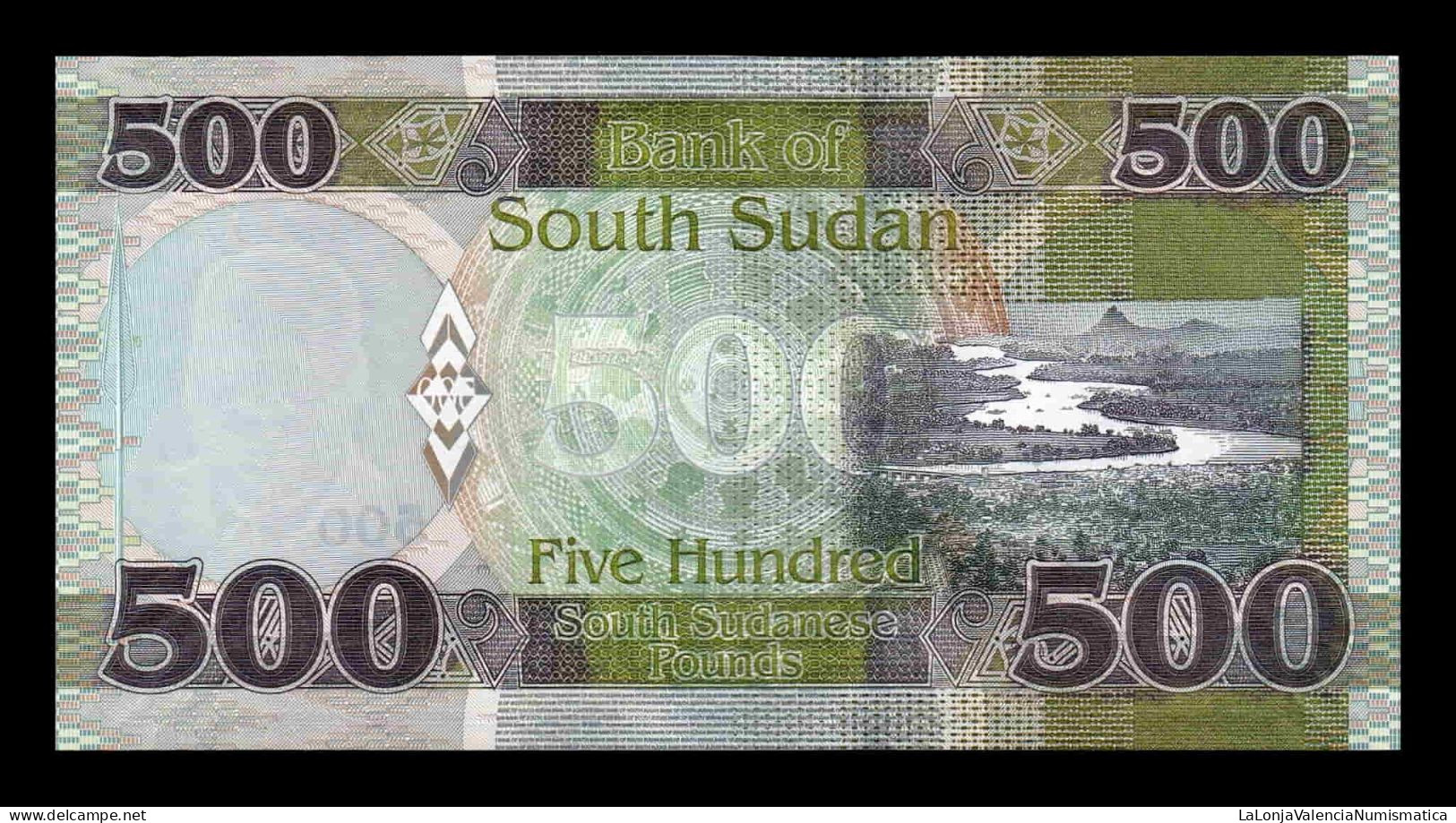 Sudán Del Sur South Sudan 500 Pounds 2018 Pick 16a Sc Unc - Südsudan