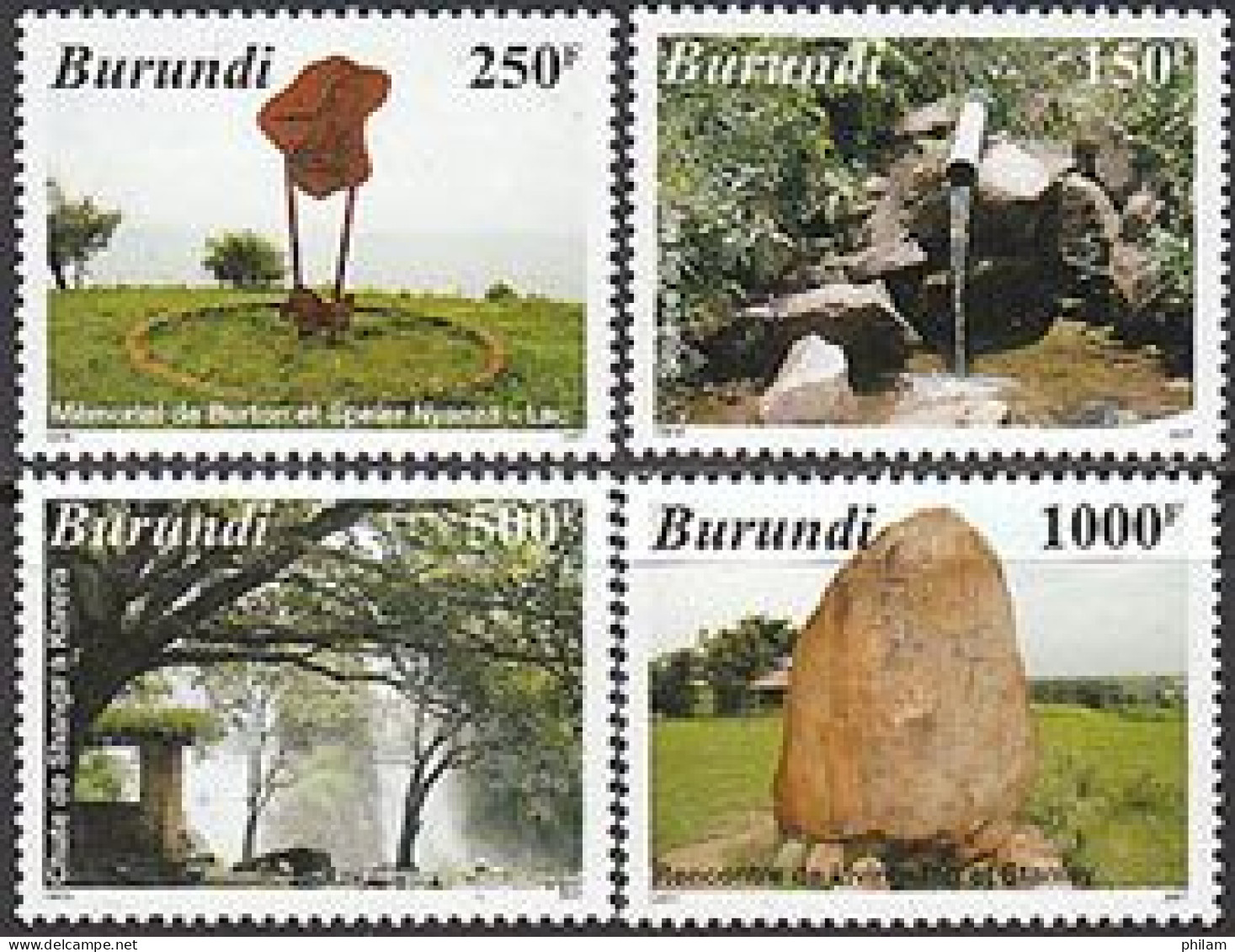 BURUNDI 2007 - Tourisme 4  V. - Neufs