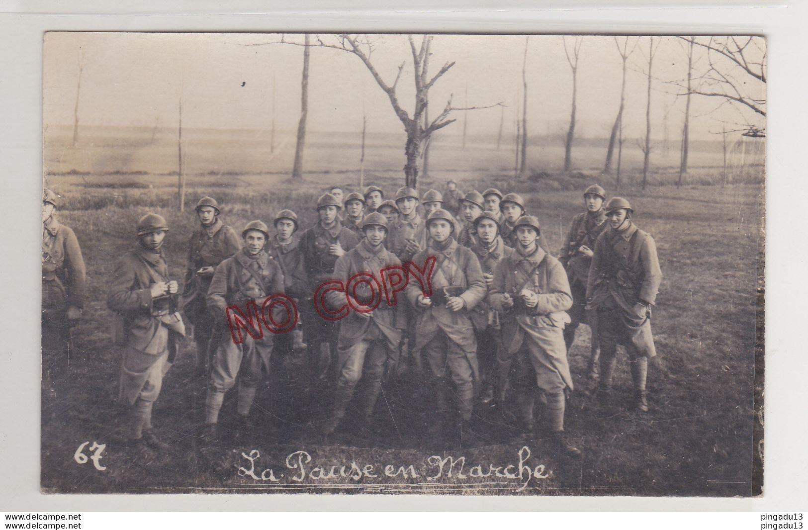 Fixe Carte Photo Militaria 23 E RI Régiment Infanterie Haguenau 1931-1932 La Pause En Marche - Regiments