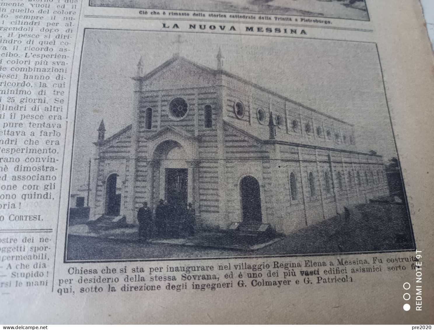 LA DOMENICA DEL CORRIERE 1913 LUGO DI ROMAGNA MESSINA - Other & Unclassified