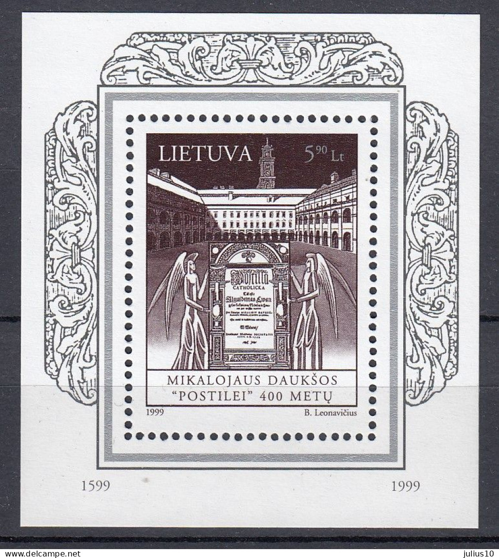 LITHUANIA 1999 Book Postilia MNH(**) Mi Bl 15 #Lt1090 - Lithuania