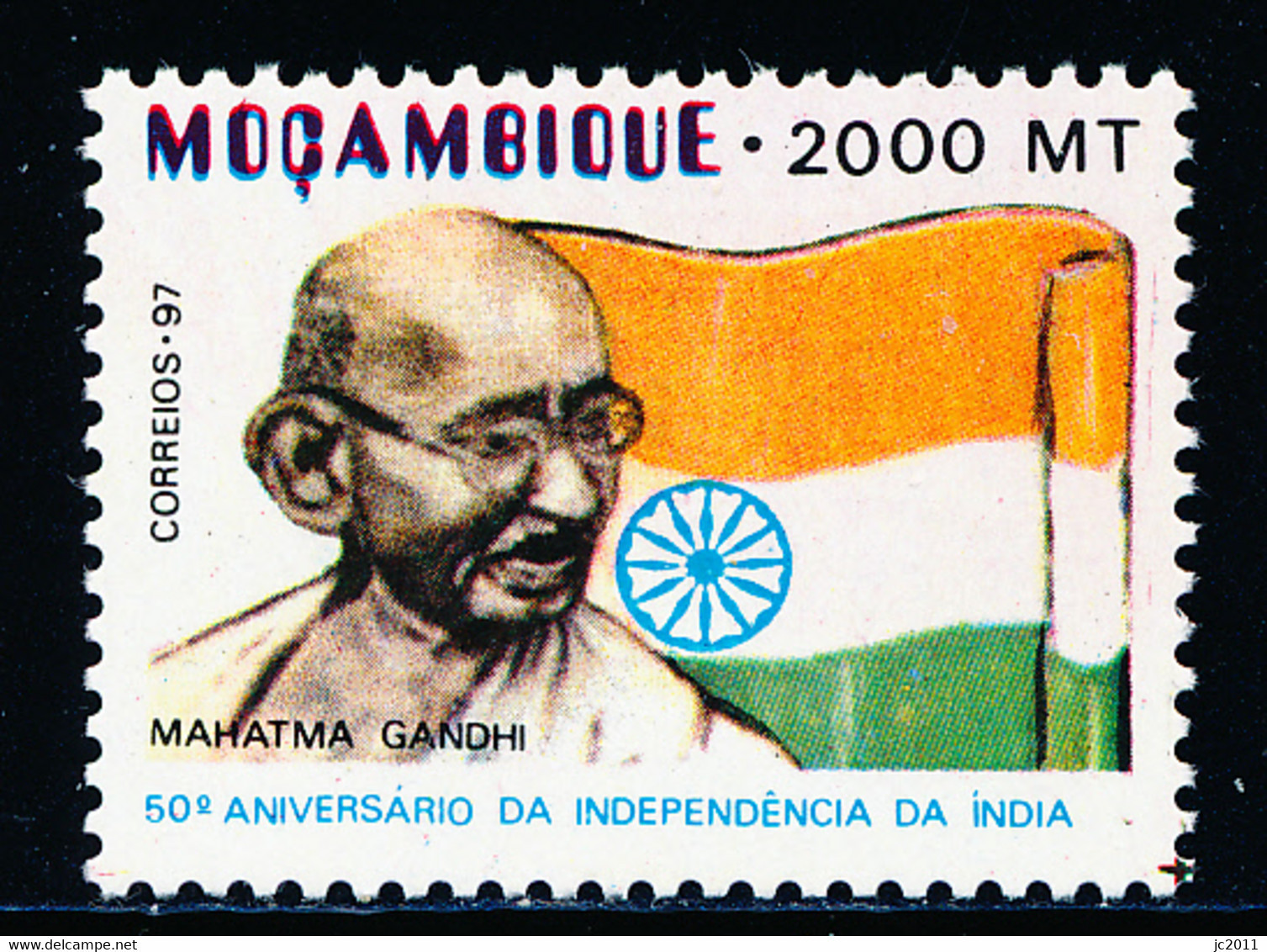 Mozambique - 1997 - India / Independence / Mahatma Gandhi - MNH - Mozambique