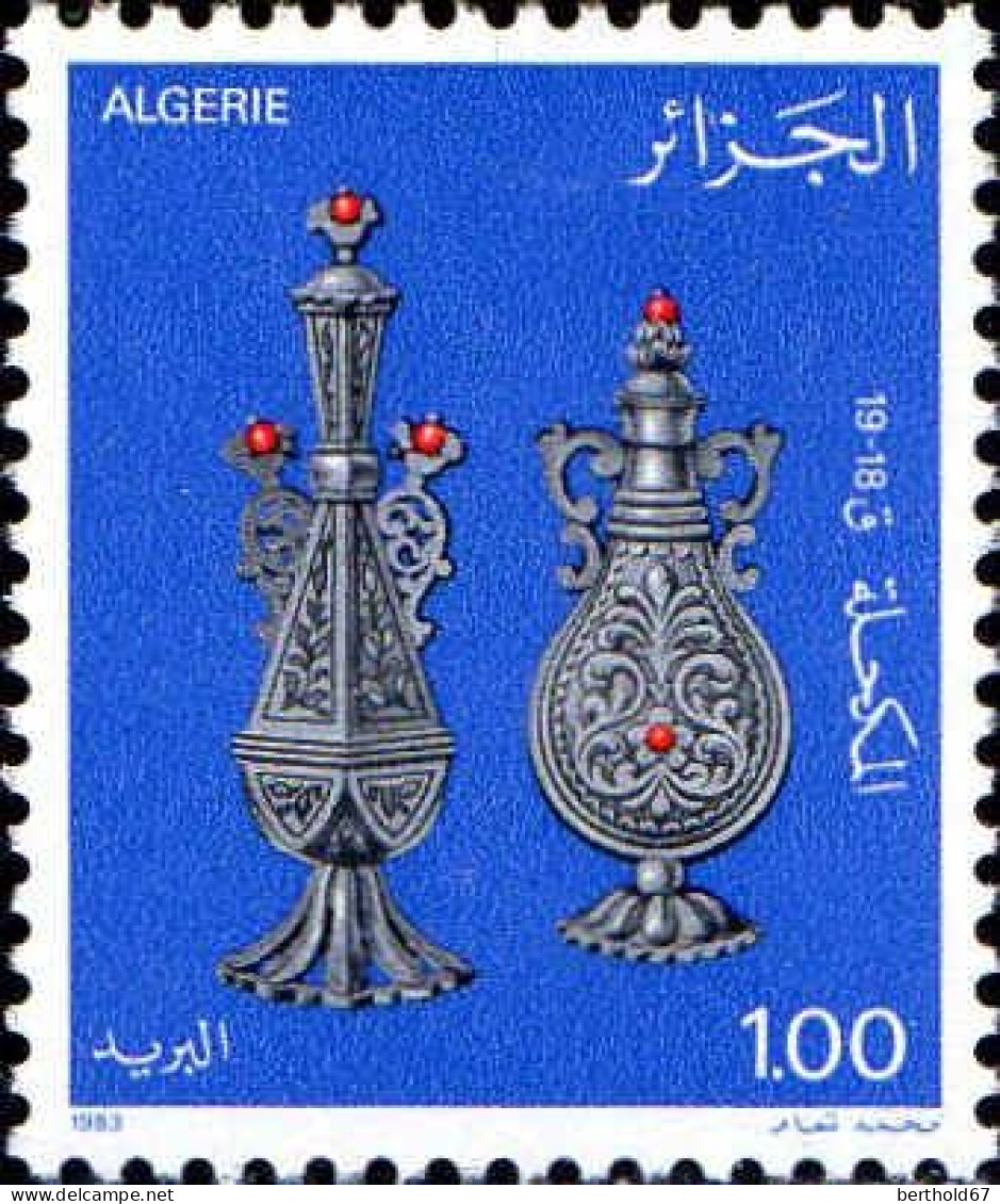 Algérie (Rep) Poste N** Yv: 776/778 Artisanat Orfèvrerie Du 18-19.Siècle - Algerien (1962-...)