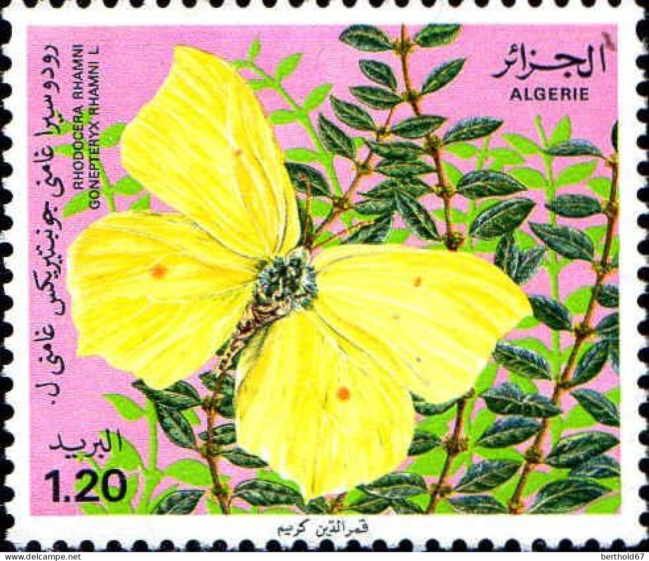 Algérie (Rep) Poste N** Yv: 740/743 Papillons - Algeria (1962-...)