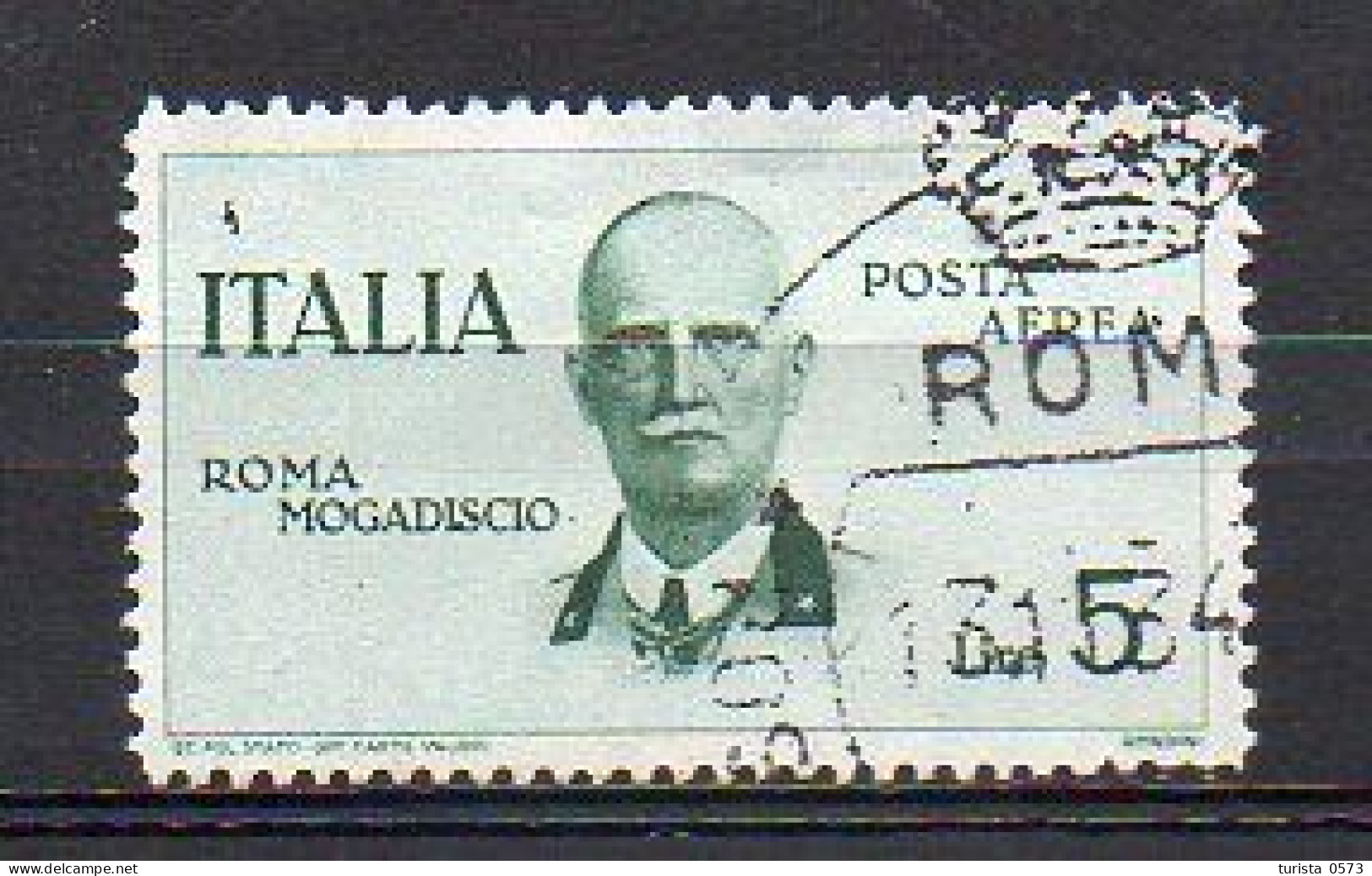 ITALIA Regno 1934 Volo Roma-Mogadiscio Da Lire 5 - Vrac (max 999 Timbres)