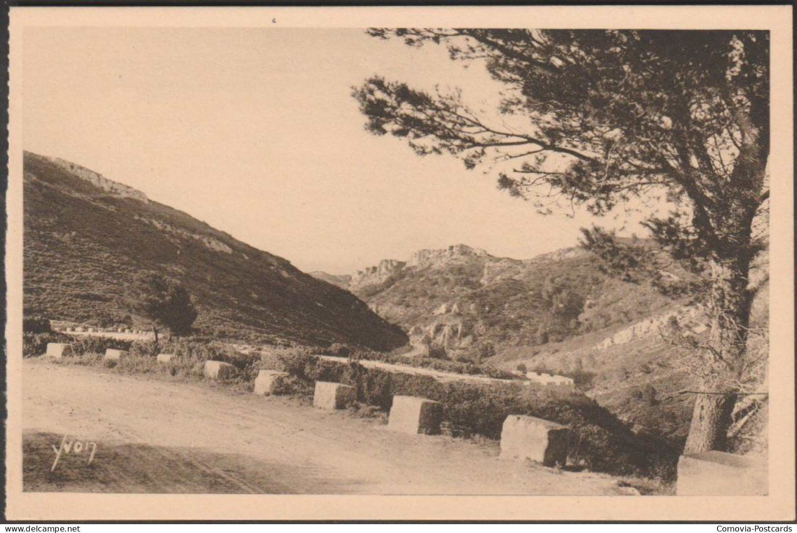 Route D'Avignon, Les Baux, C.1920s - Yvon CPA - Les-Baux-de-Provence