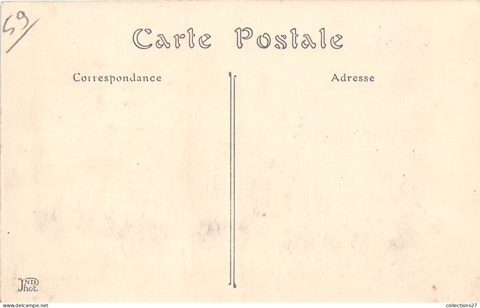 59-HONDSHOOTE- POSTE ET TELEGRAPHES ET RUE COPPENS - Sonstige & Ohne Zuordnung