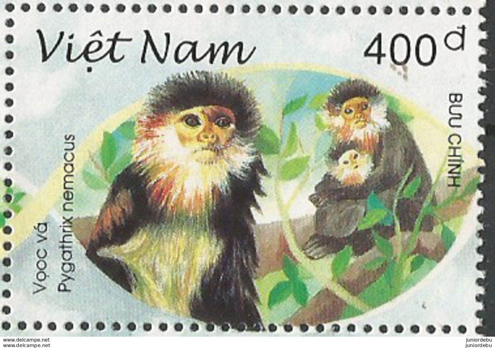 Vietnam- 1996 - Endangered Animal - Mint Without Gum  ( Pygatrix Nemacus ) ( OL 28/04/2019) - Vietnam