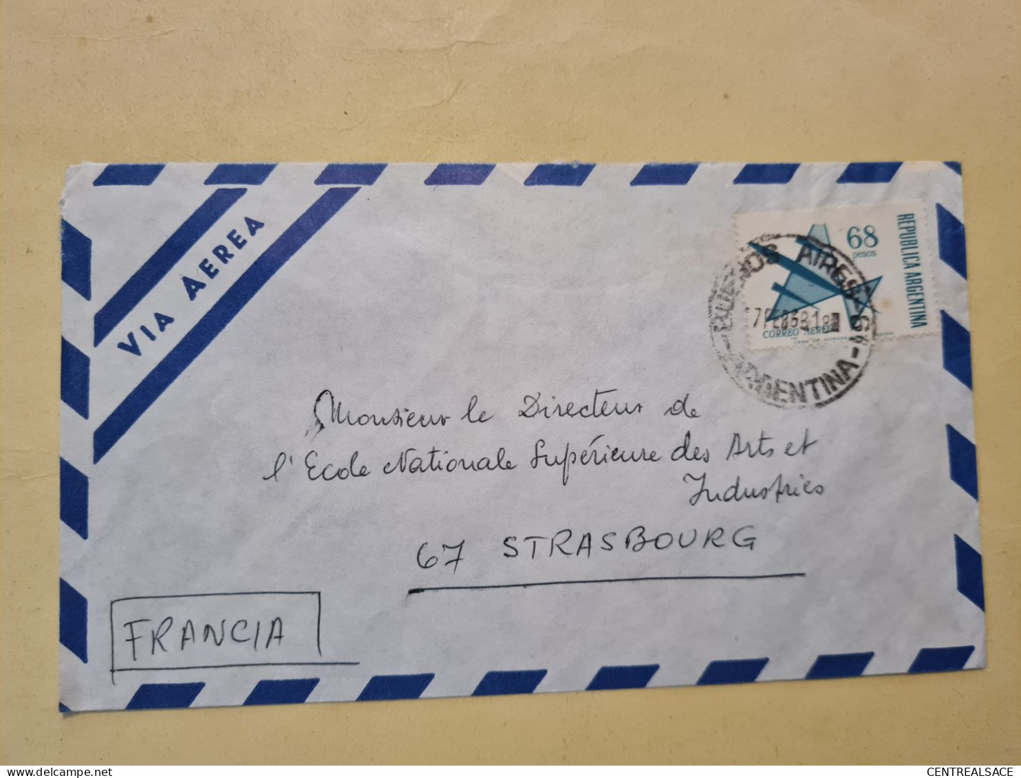 Lettre ARGENTINE BUENOS AIRES 1968 - Sonstige & Ohne Zuordnung