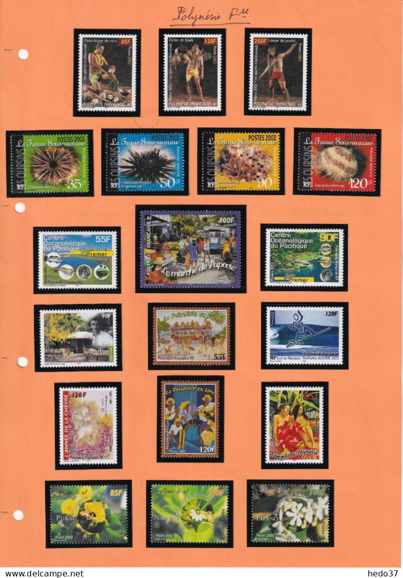 Polynésie - Collection 2001/2010 - Neufs ** Sans Charnière - - 30% Sous Faciale - TB - Collections, Lots & Séries