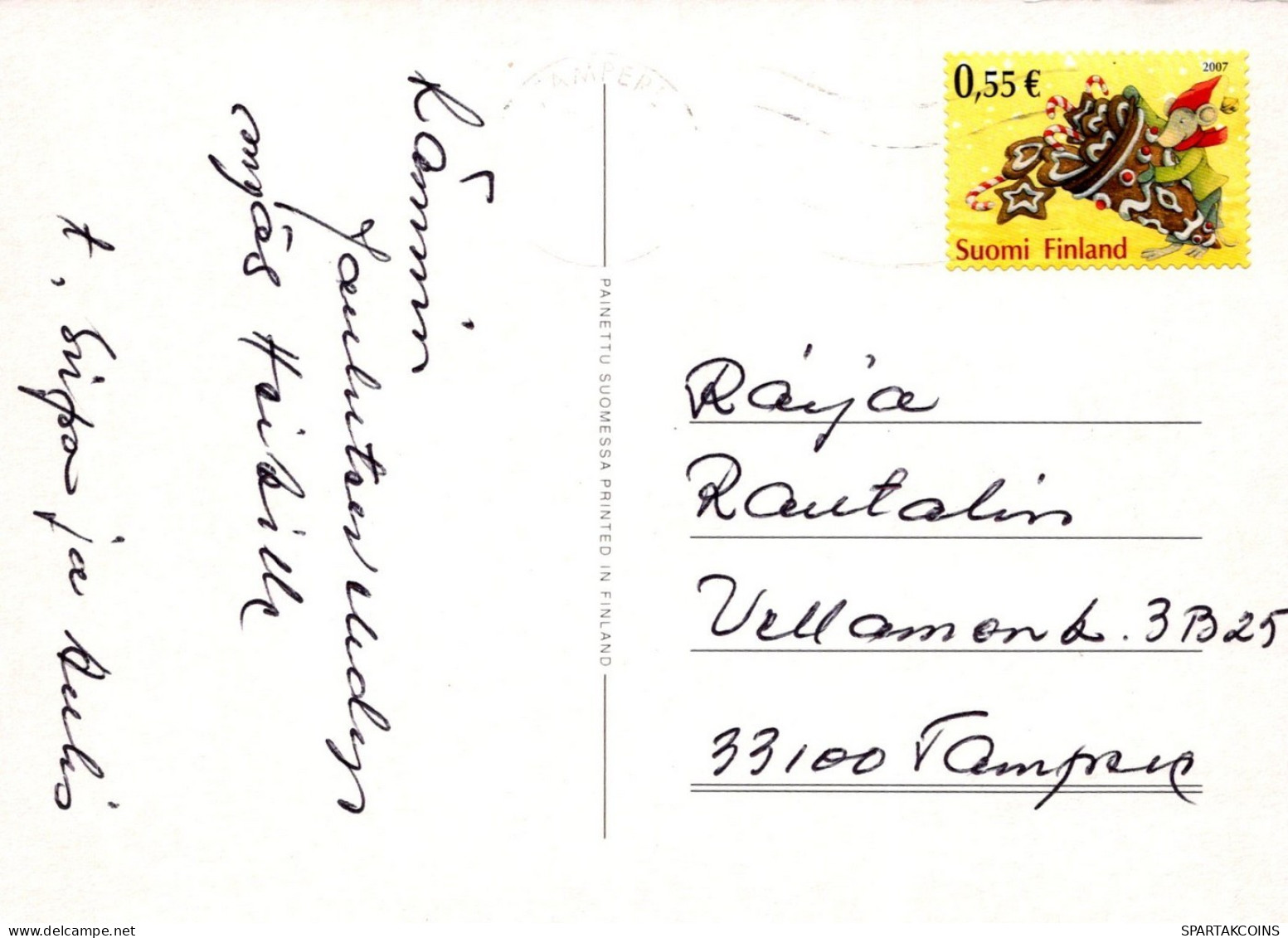 ÁNGEL NAVIDAD Vintage Tarjeta Postal CPSM #PAH414.A - Anges