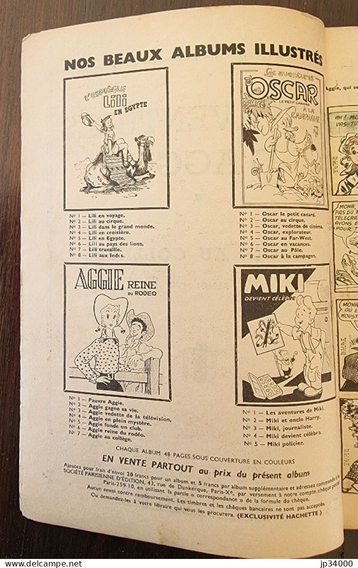 AGGIE Au Collège N°7 Edition Originale 1957 "Jeunesse Joyeuse" Couverture Papier (B) - Aggie