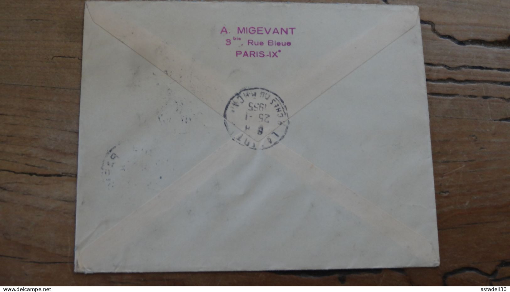 Enveloppe Recommandée PARIS Pour LA CIOTAT - 1955  ............BOITE1.......... 471 - 1921-1960: Periodo Moderno