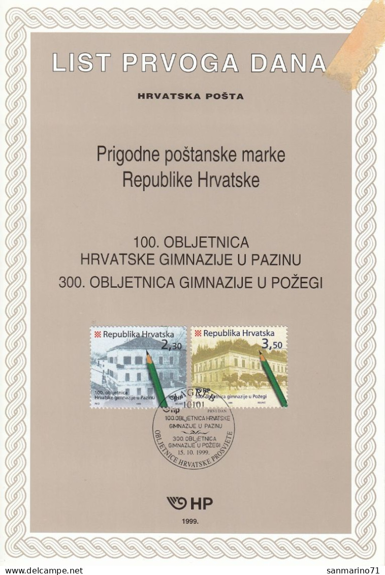 CROATIA First Day Panes 525-526 - Unclassified