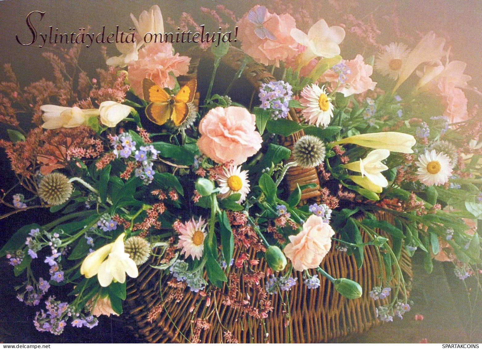 FIORI Vintage Cartolina CPSM #PBZ431.A - Flowers