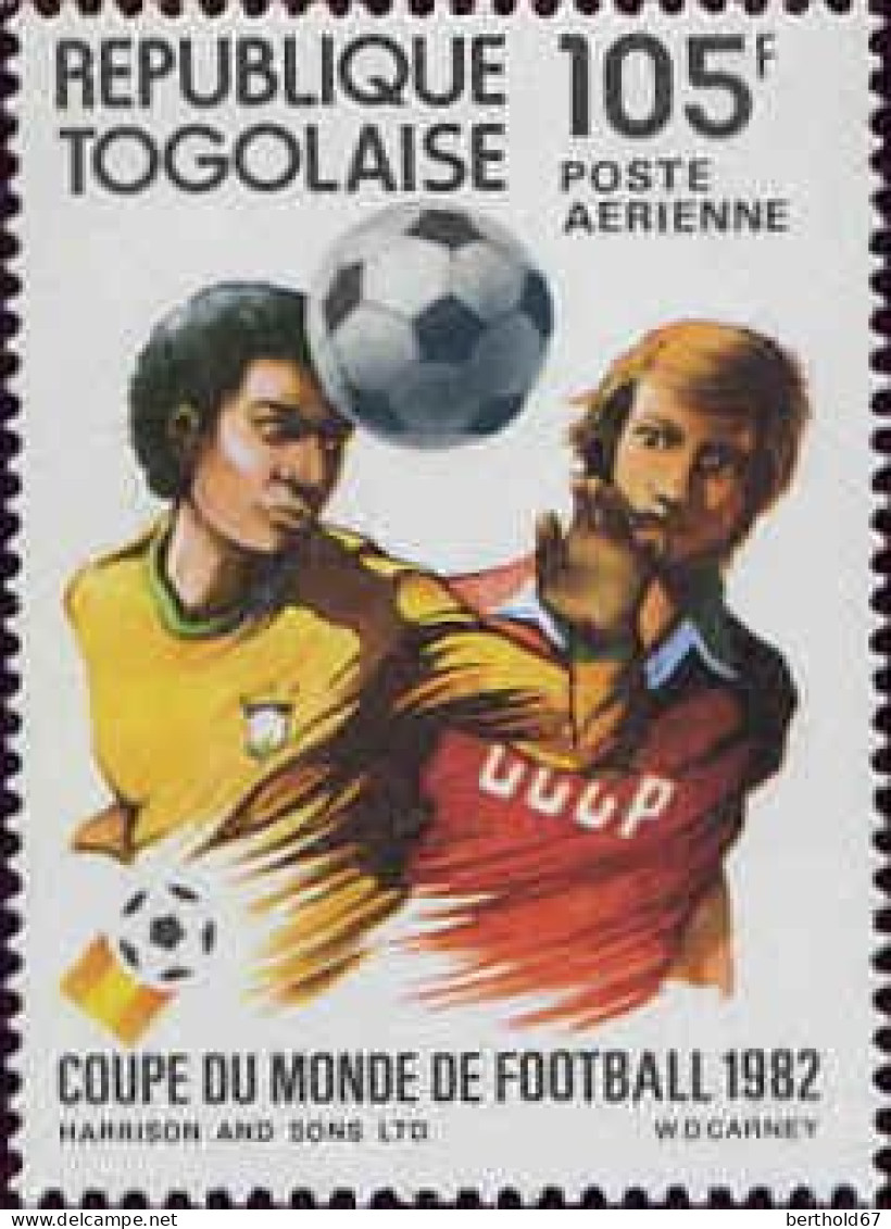 Togo (Rep) Avion N** Yv:473/475 Coupe Du Monde De Football España 82 - Togo (1960-...)